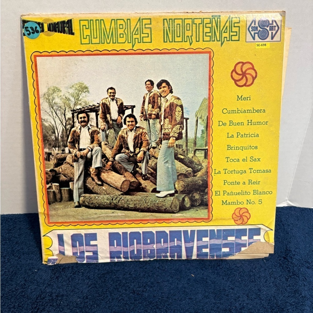 Cumbias Norteñas con Los Riobravenses LP SE-698 Son-Art Latin Rigoberto Rosales
